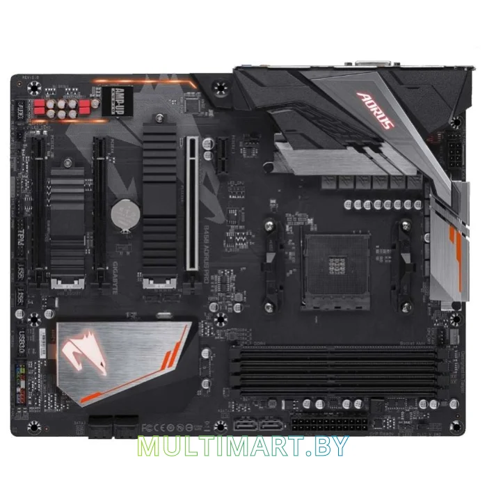 Материнская плата Gigabyte B450 Aorus Pro